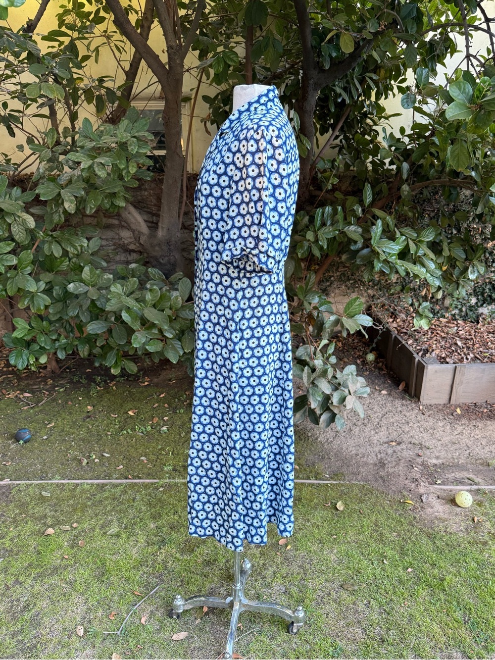 Diane von Furstenberg short-sleeve midi shirtdress - size 14 - Picture 4 of 5